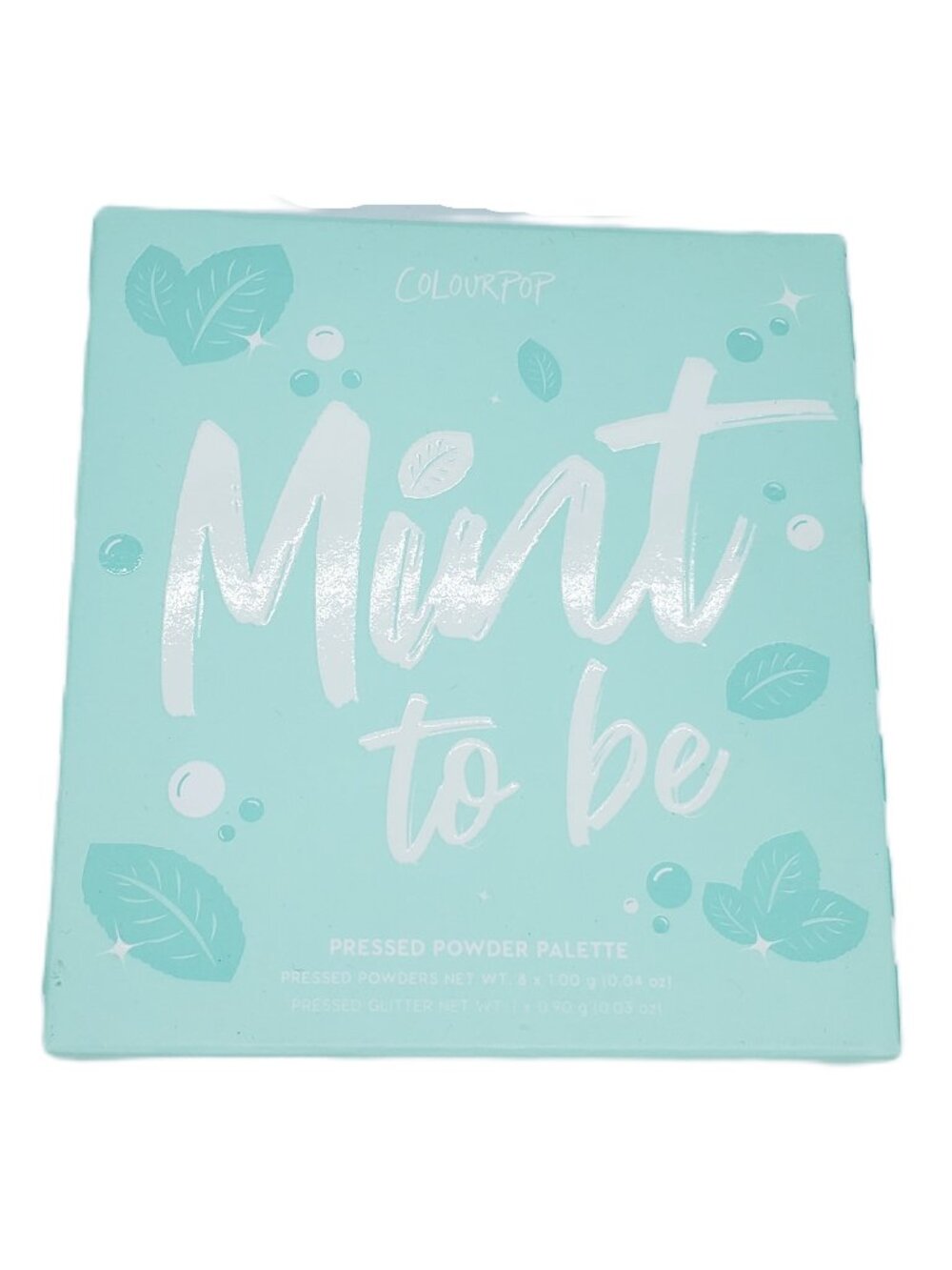 Colourpop Mint To Be Eyeshadow Palette 9 Pan Pastel Green NEW Pressed Powder